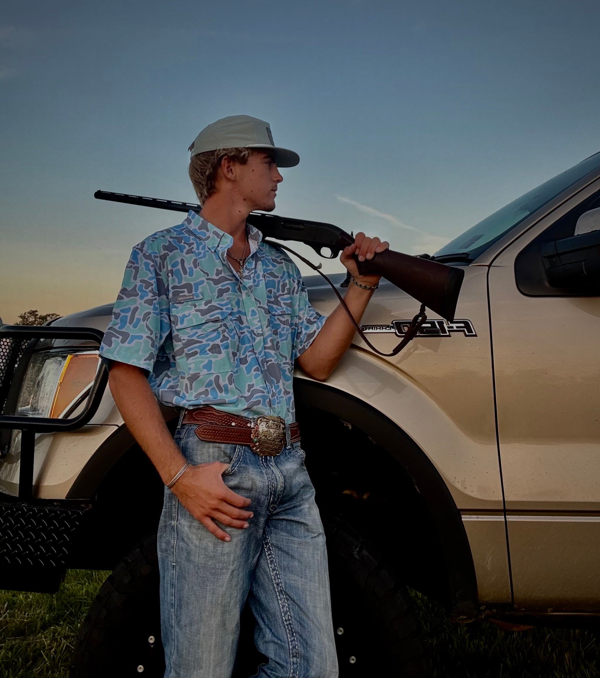 Texas Coastal Camo Fishing Shirt