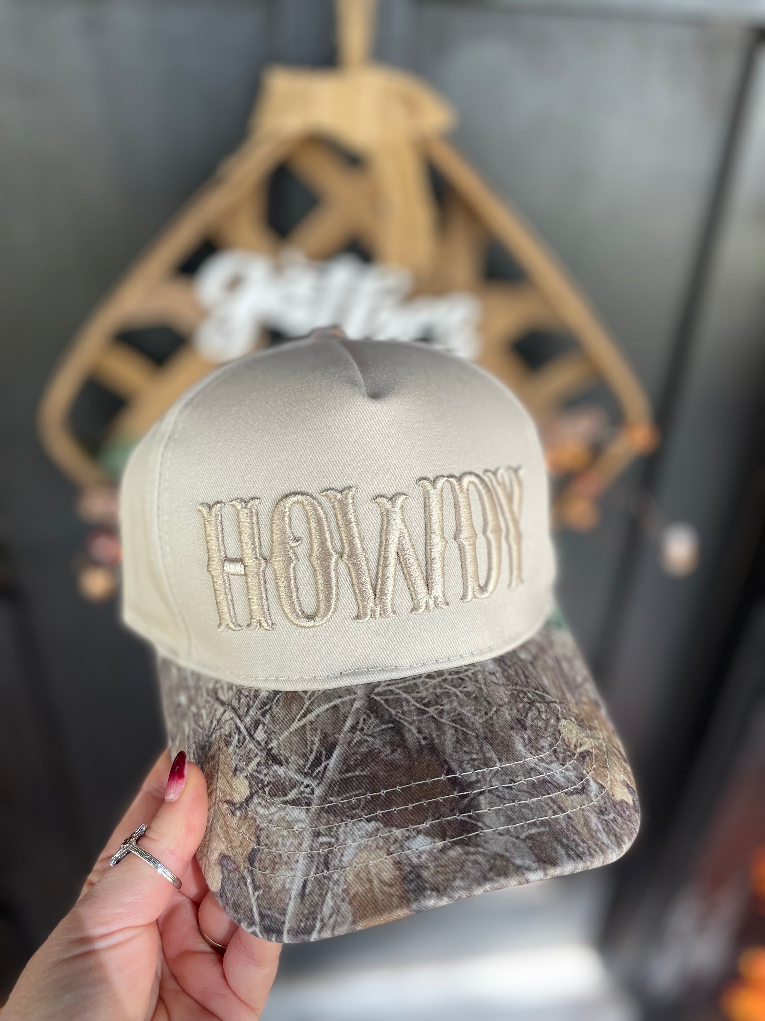 Howdy Camo Trucker Hat