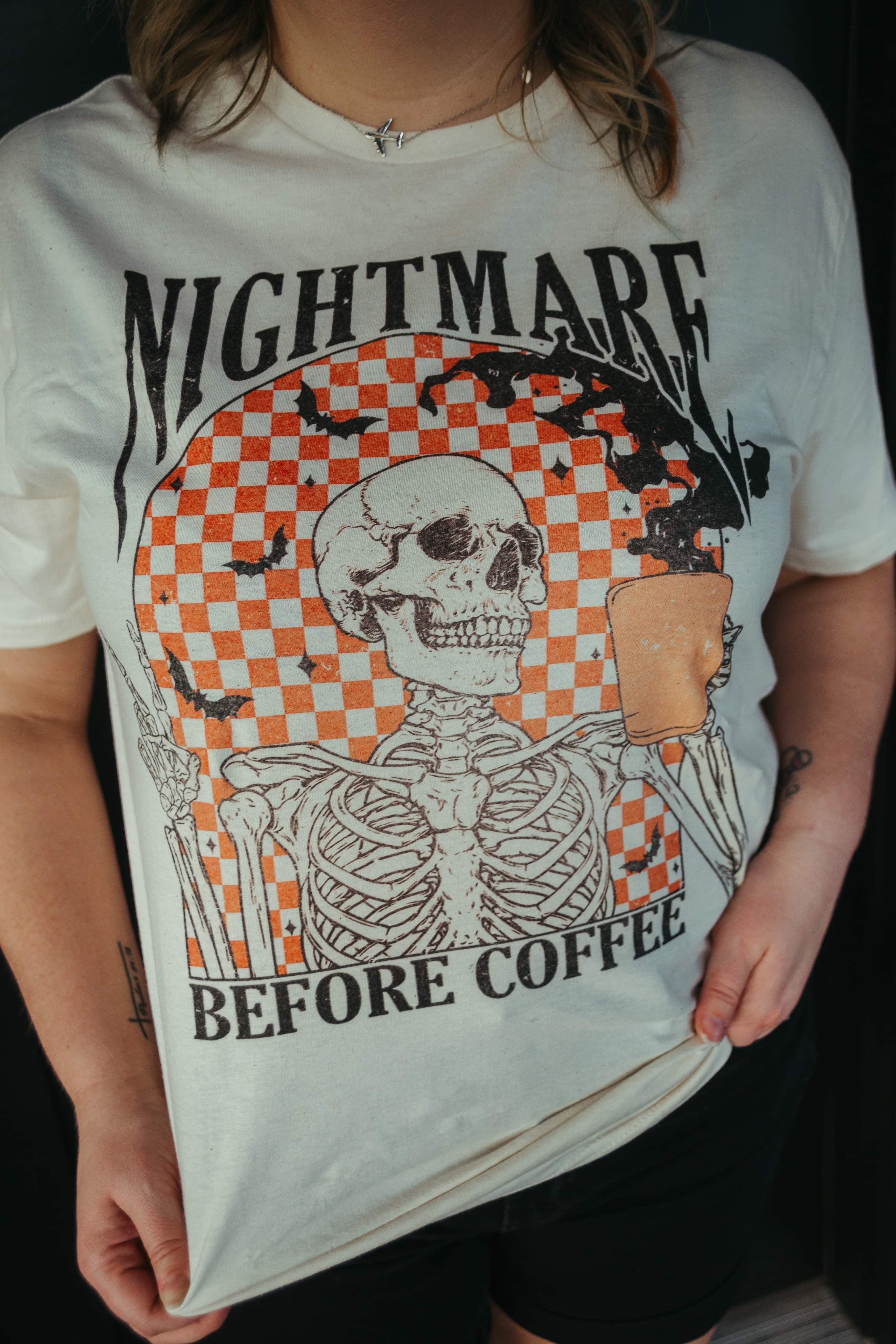 Nightmare Before Coffee Tee