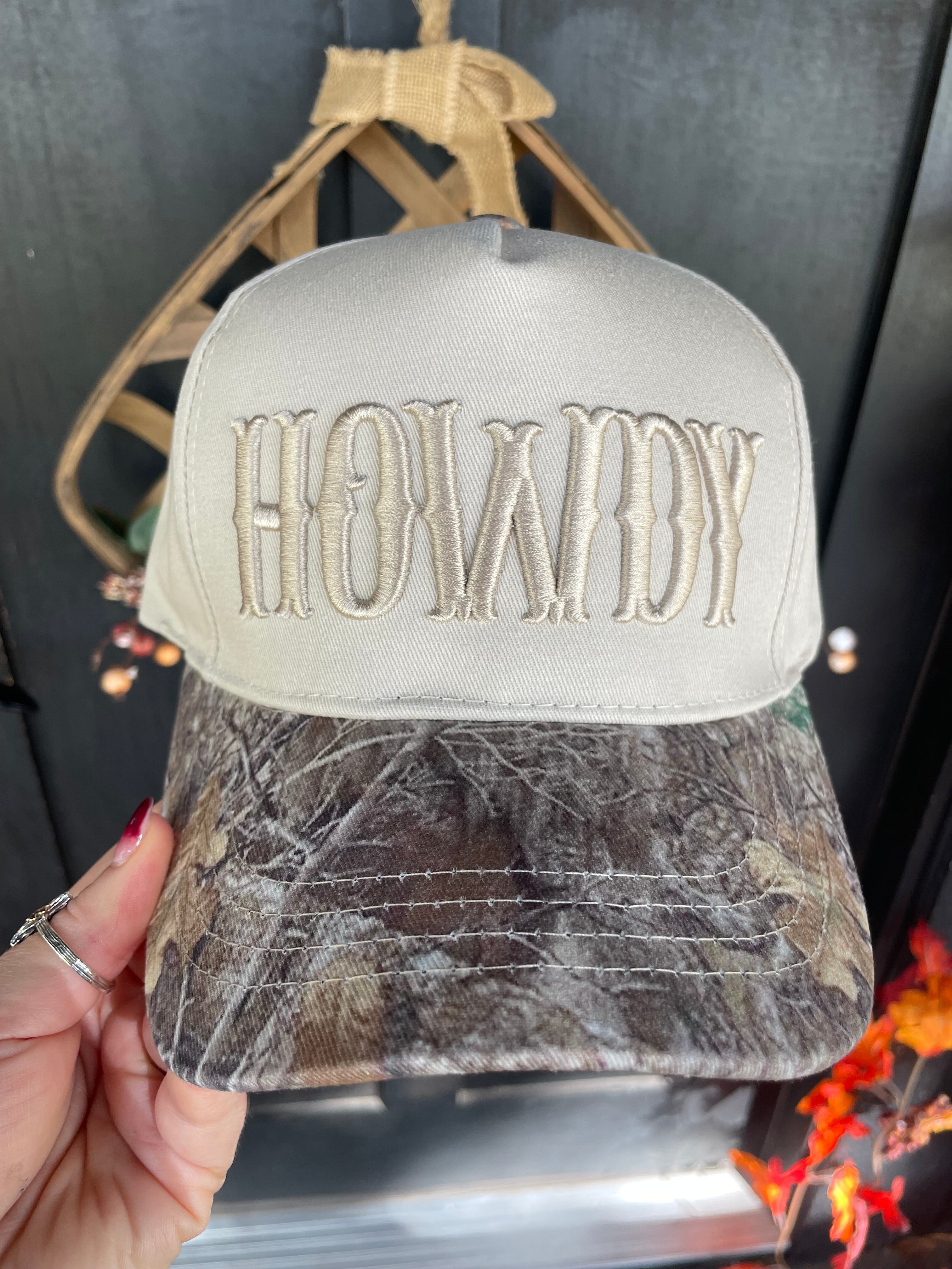 Howdy Camo Trucker Hat