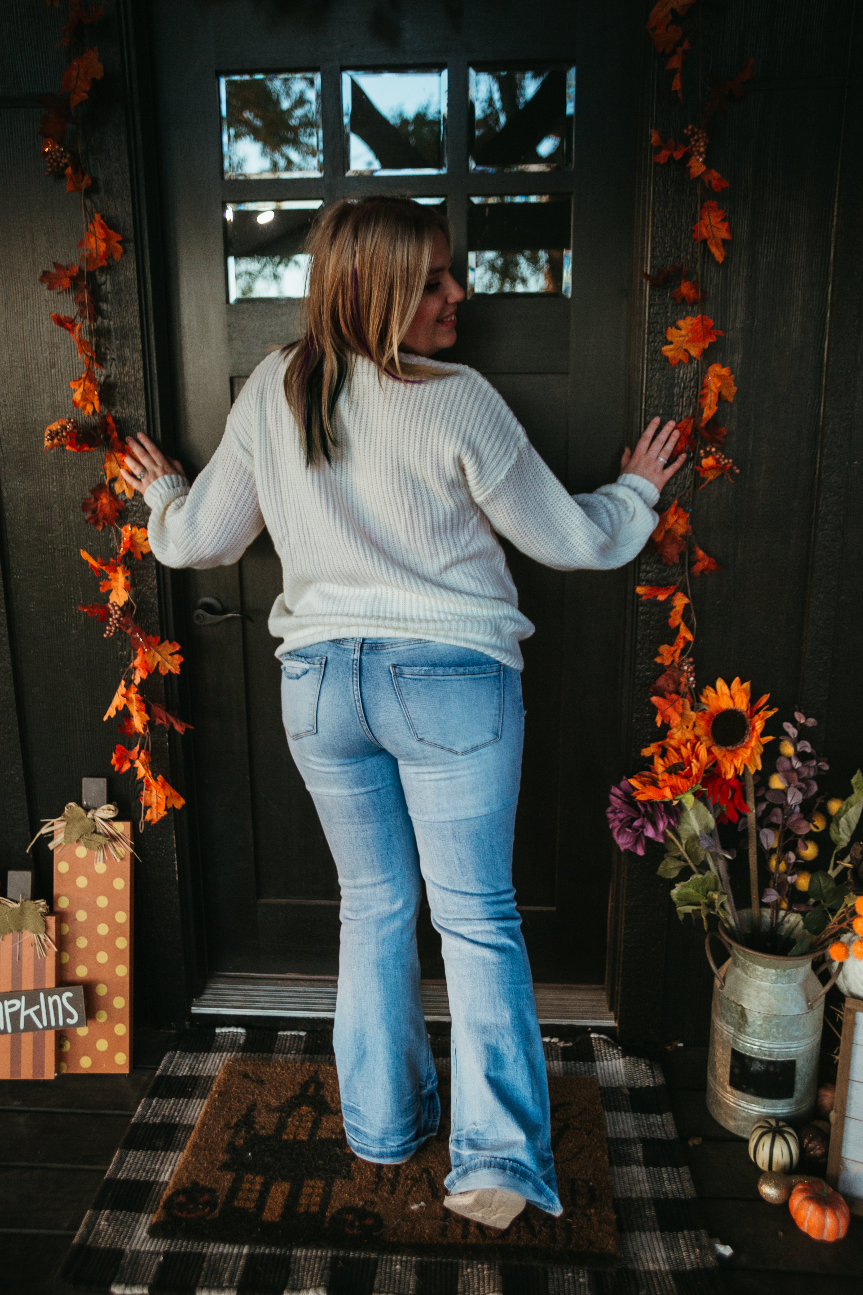 Shiloh Distressed Flare Jeans