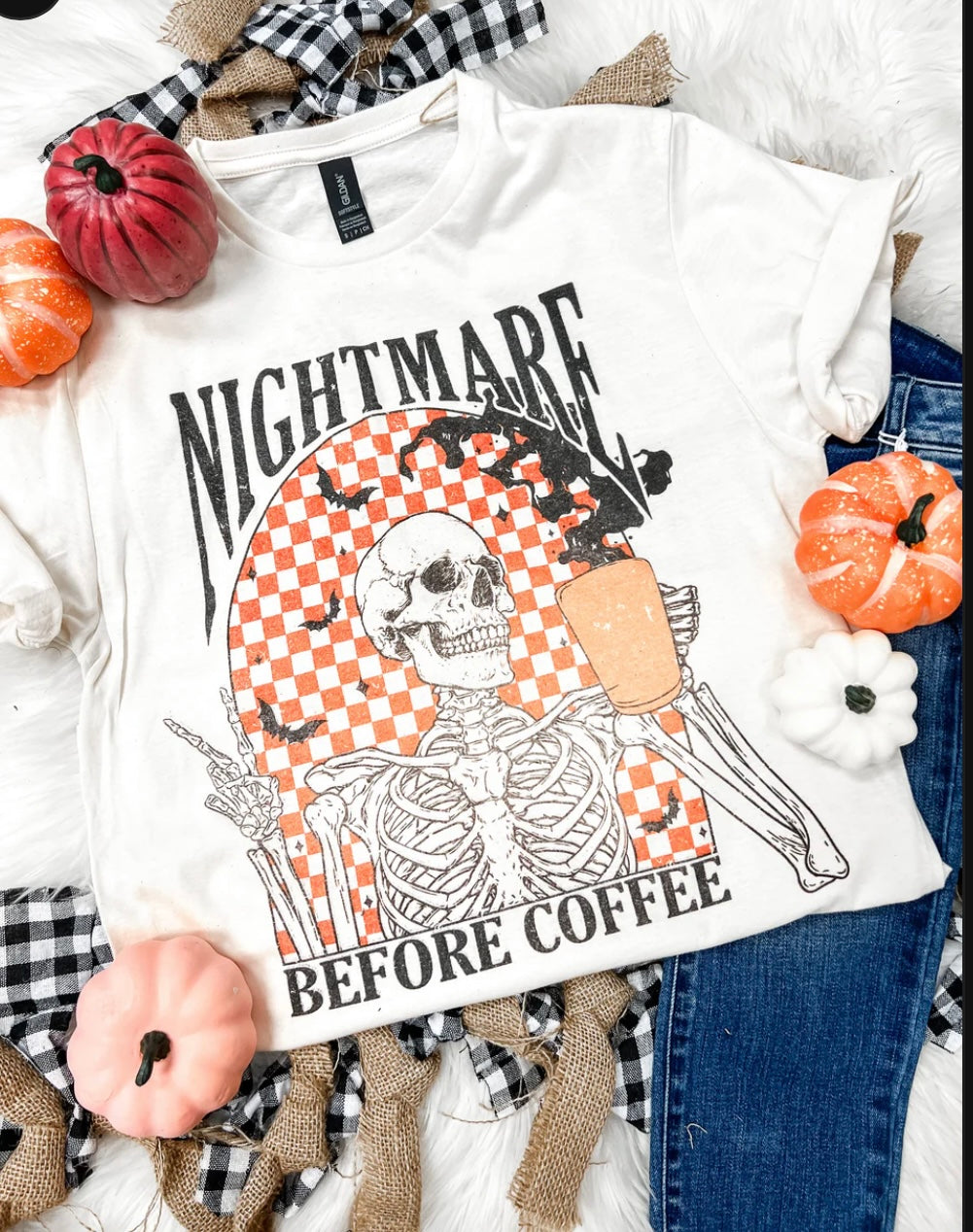 Nightmare Before Coffee Tee