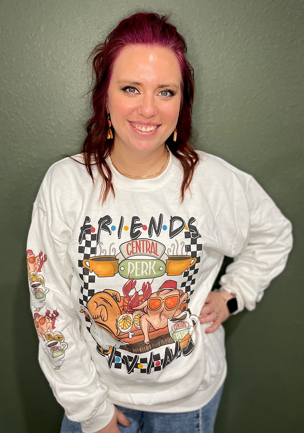 I’ll Be There For You Friendsgiving Crewneck