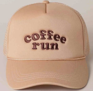 Coffee Run Tracker Hats