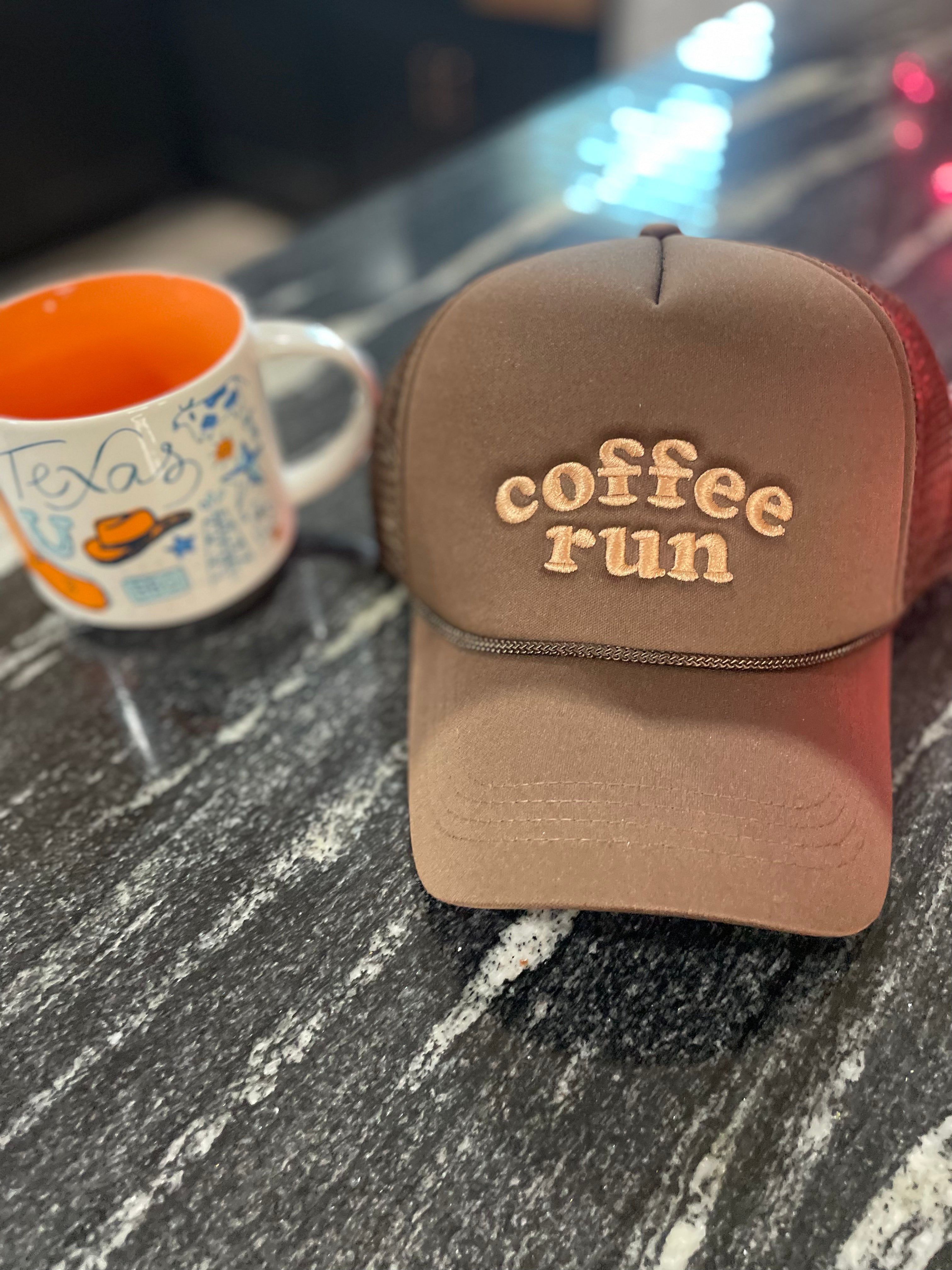 Coffee Run Tracker Hats