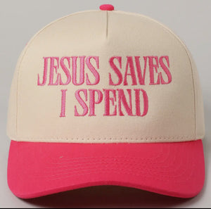 Jesus Saves I Spend Trucker Hat