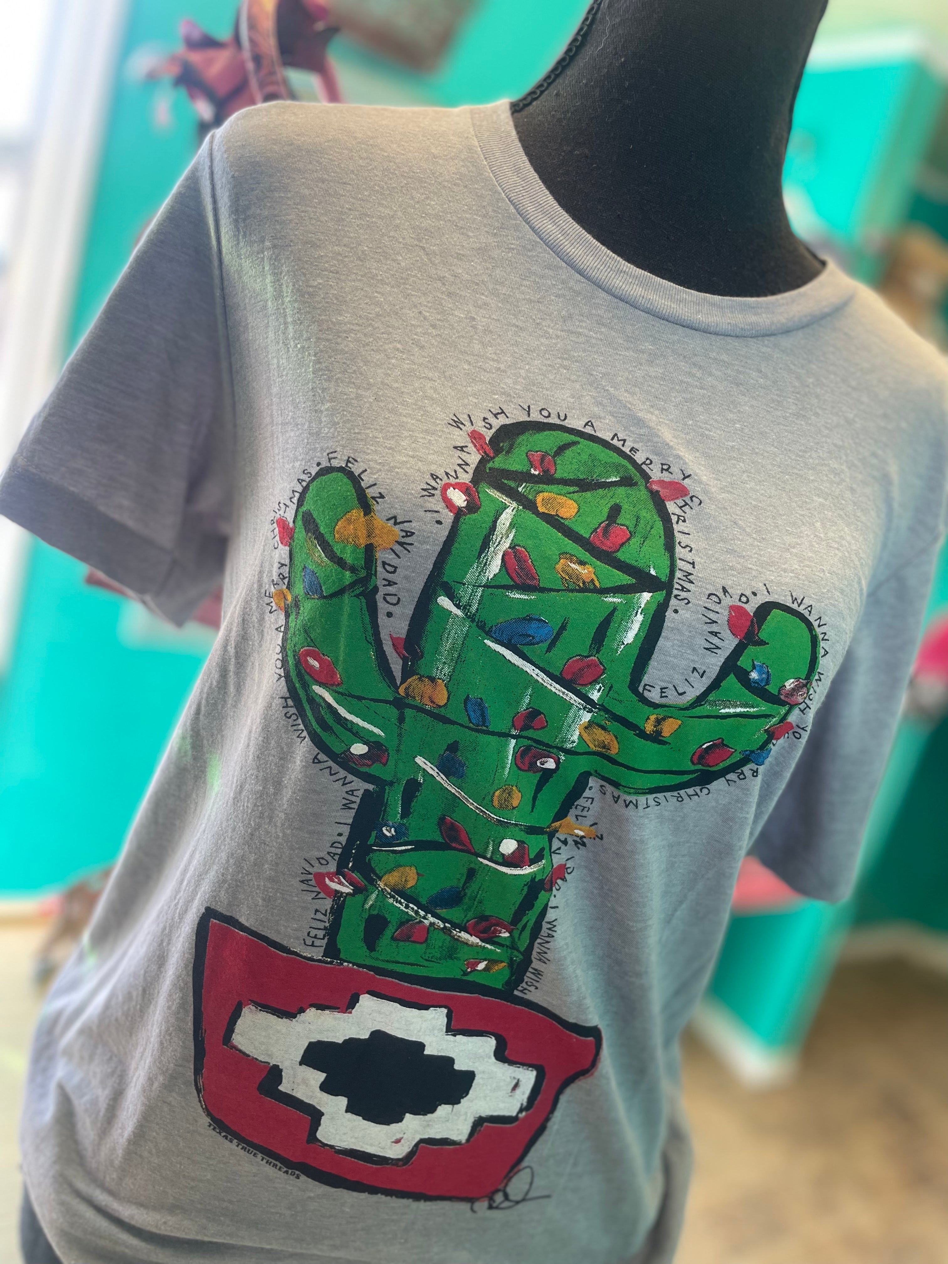 Cactus Christmas Shirt