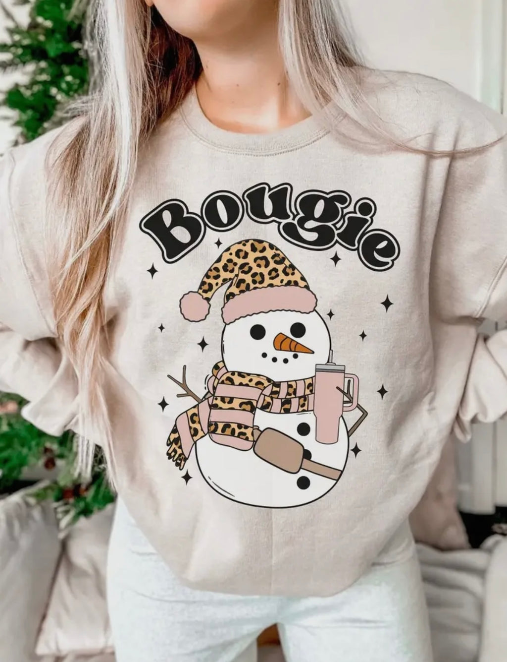 Bougie Snowman Sweatshirt