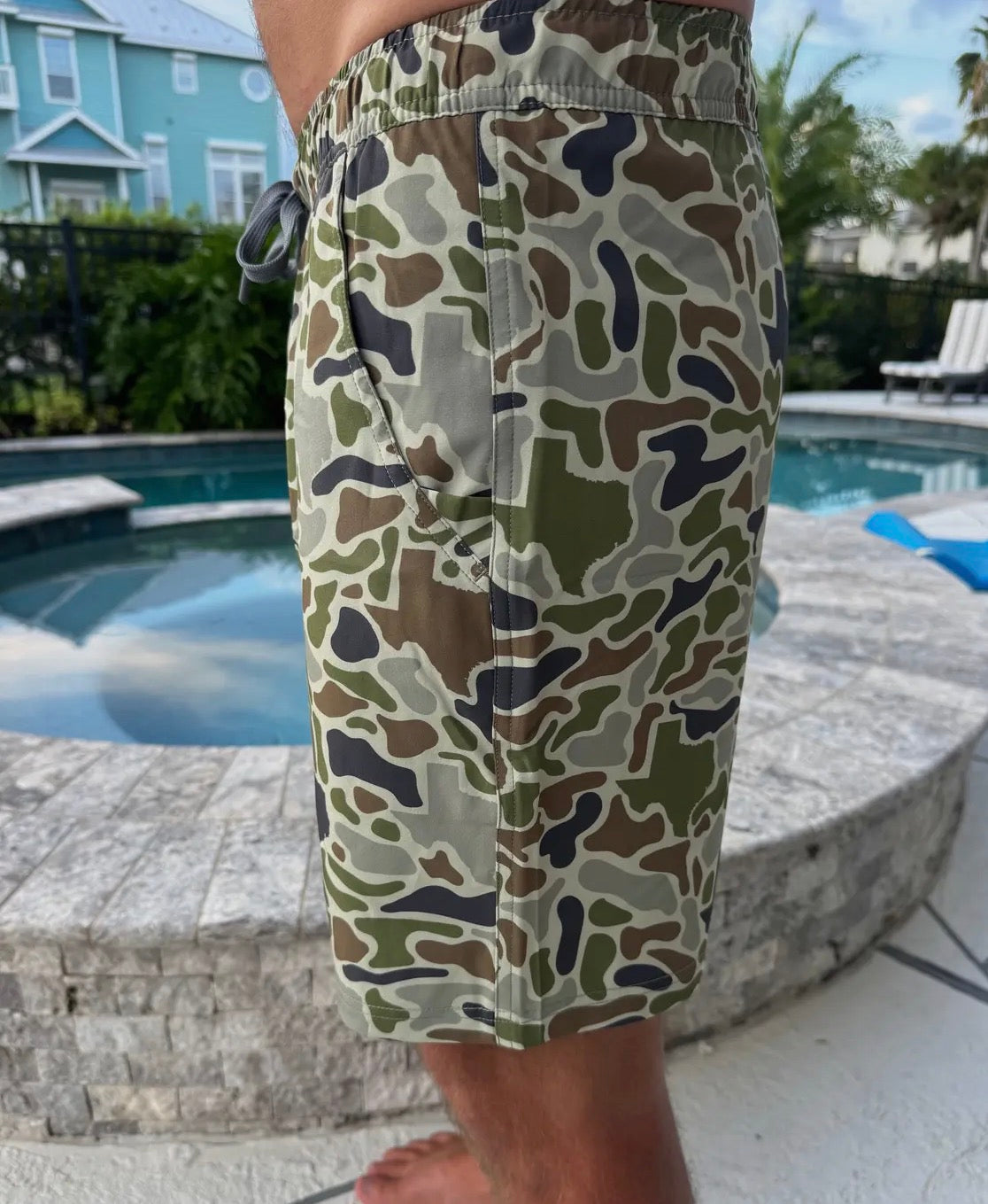 Texas Camo Athletic Shorts