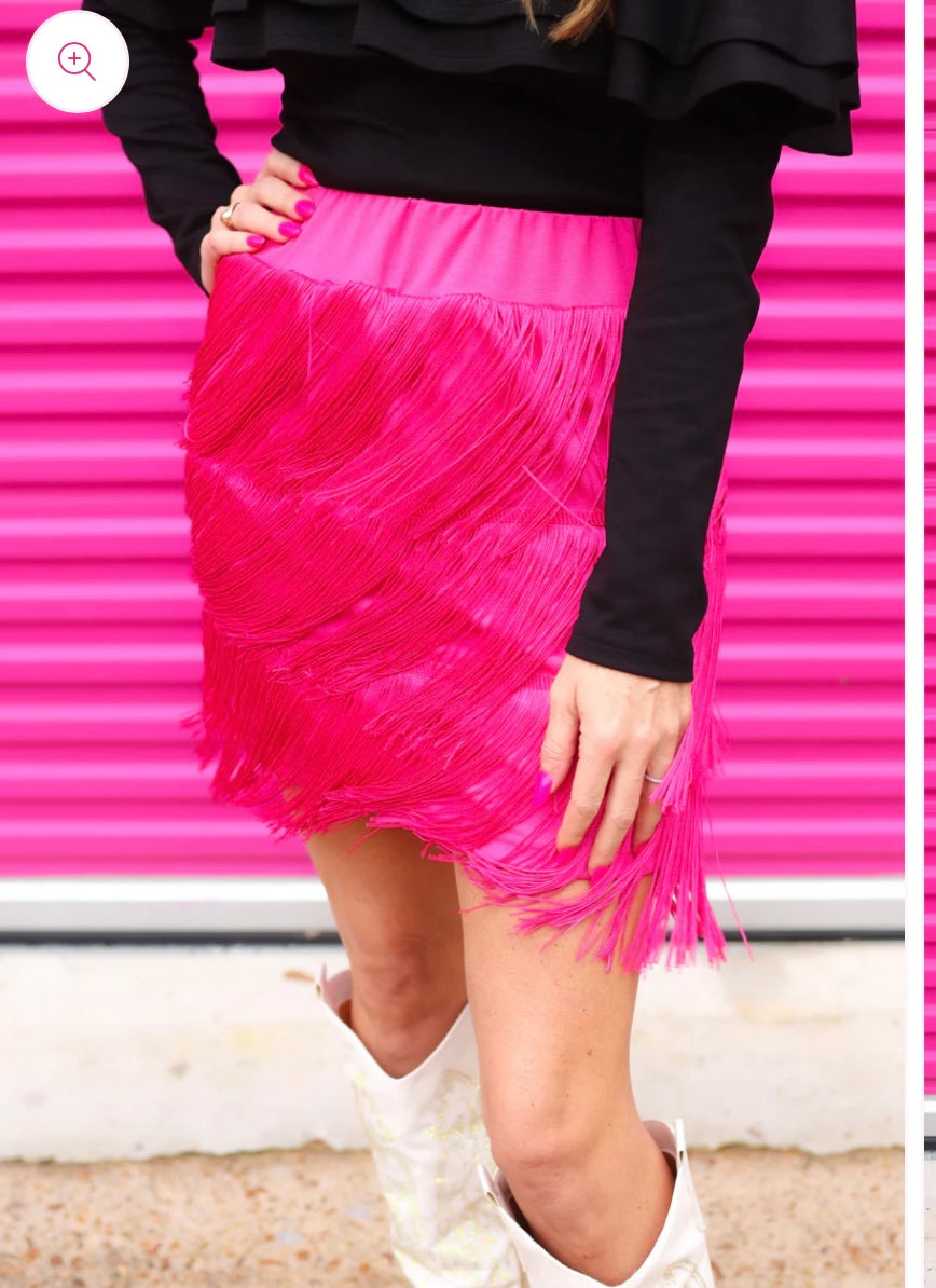 Signature Moves Fringe Skort