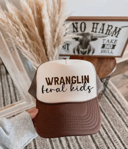 Wranglin Feral Kids Trucker Hat