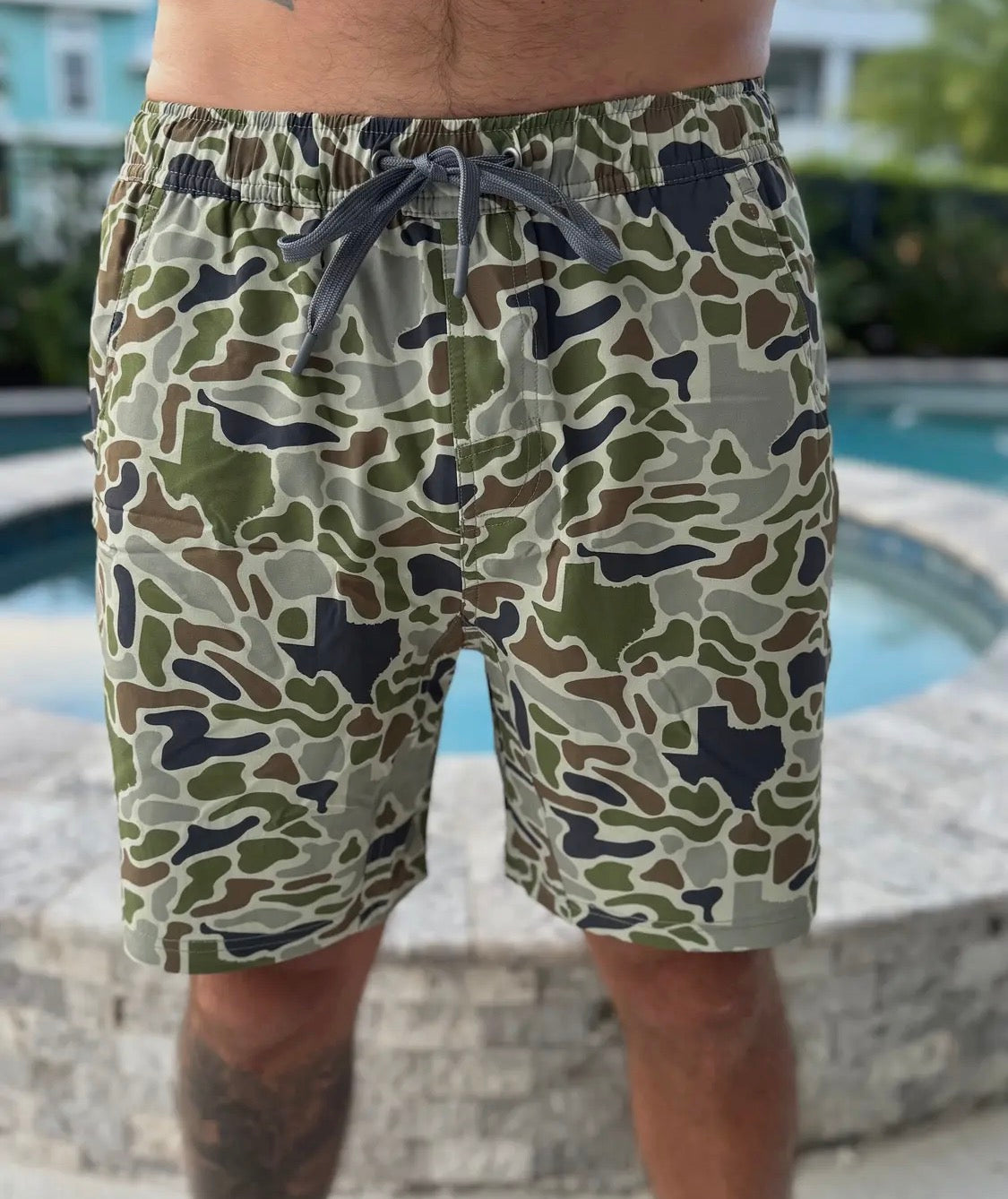 Texas Camo Athletic Shorts