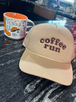 Coffee Run Tracker Hats