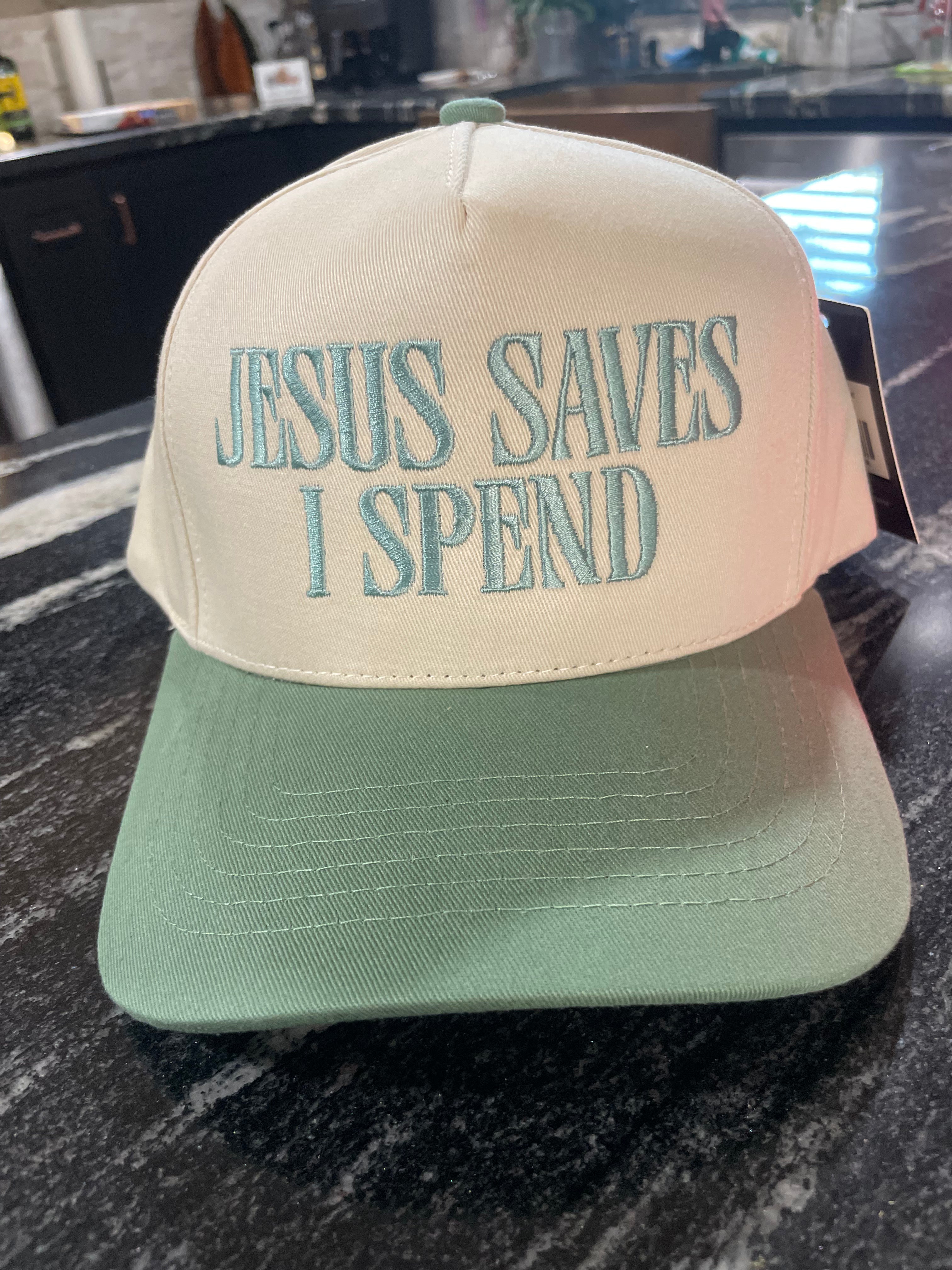 Jesus Saves I Spend Trucker Hat