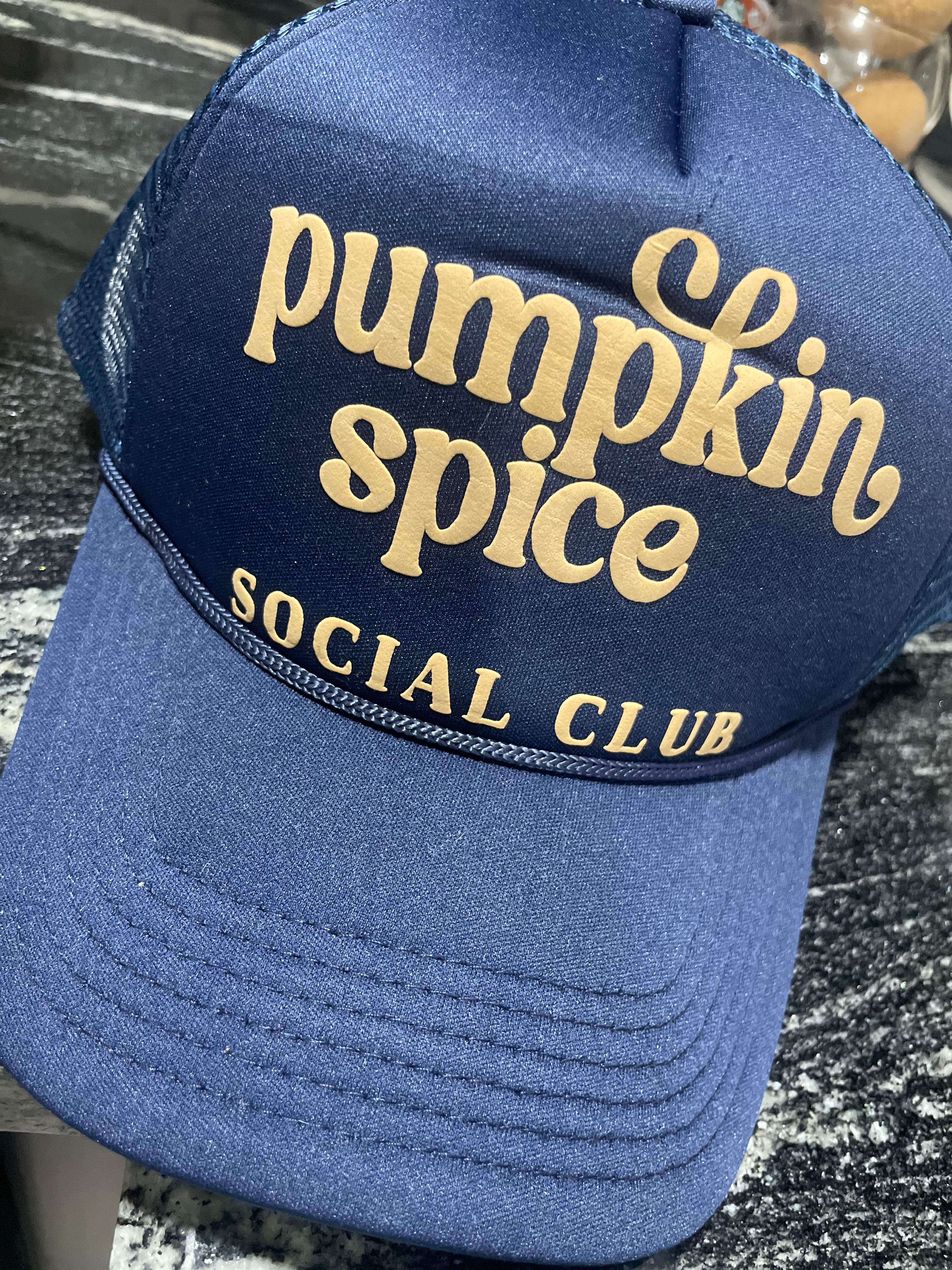 Pumpkin Spice Trucker Hat