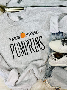 Farm Fresh Pumpkins Sweatshirt