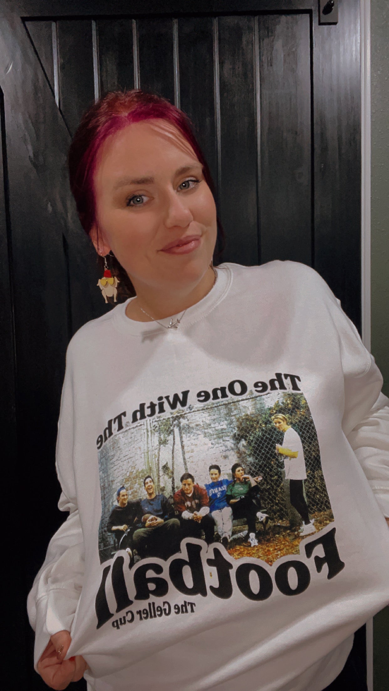 The One With The Football Sweatshirt