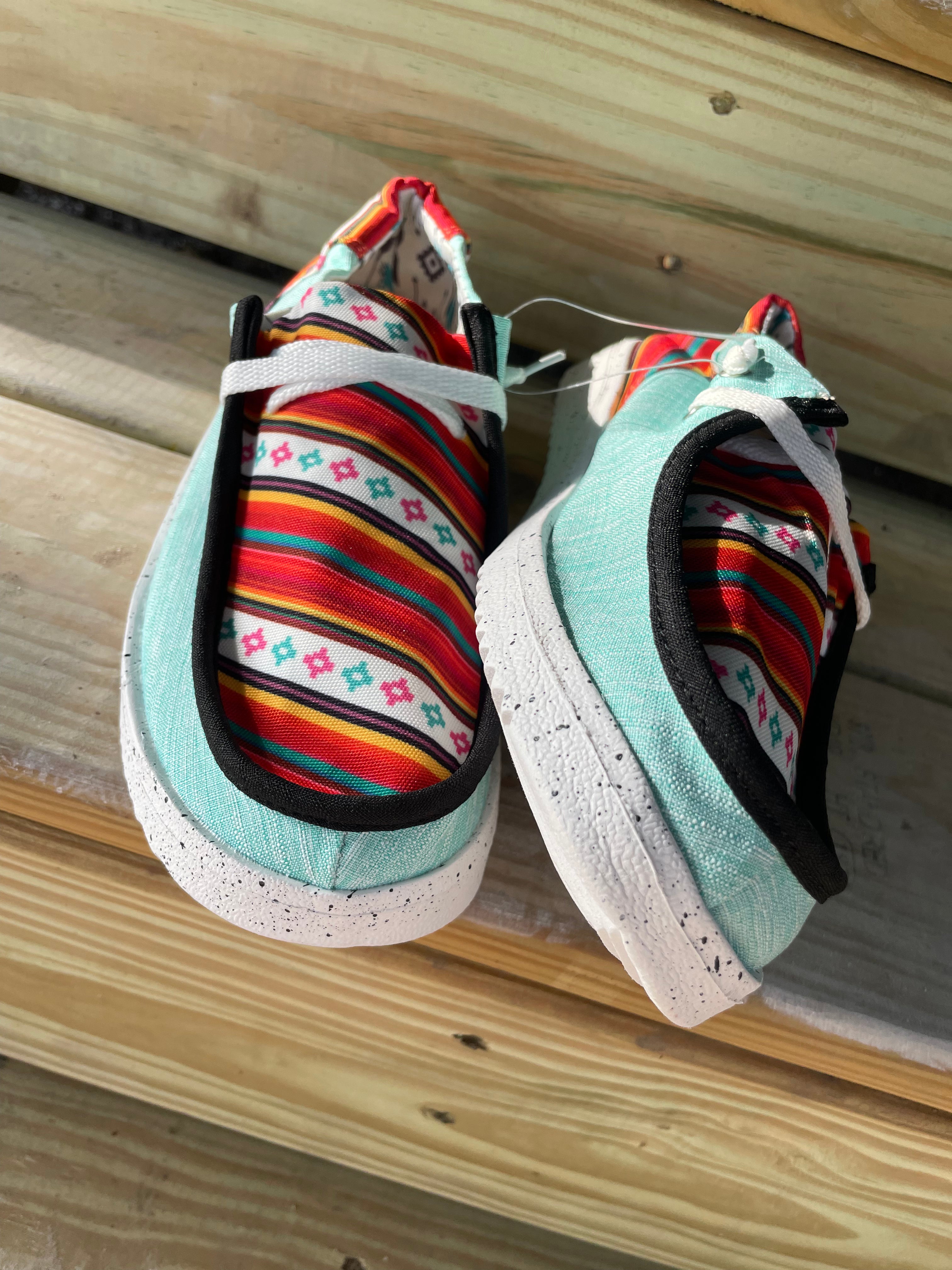 Sunset Serape Shoes