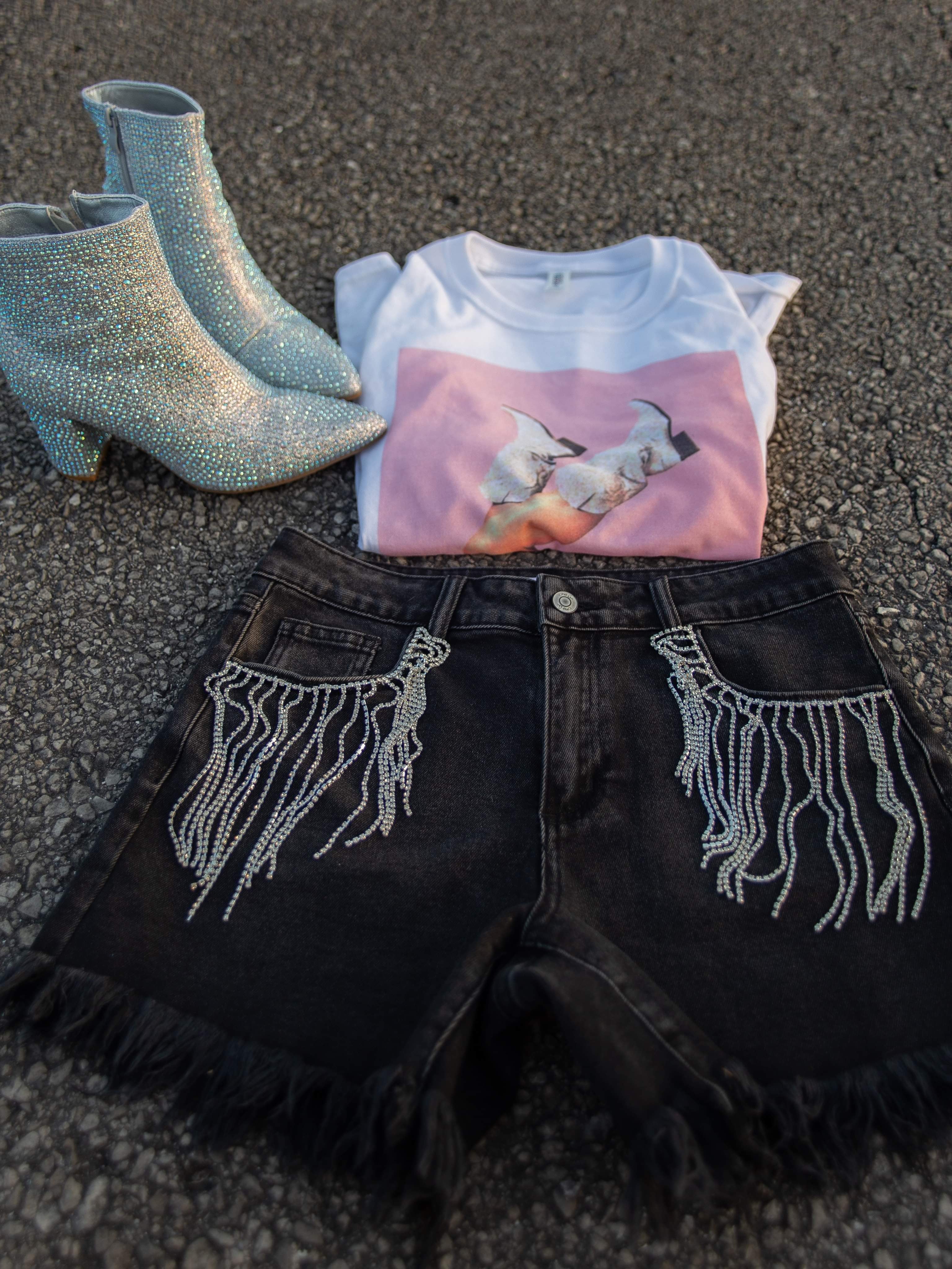 Glitter Cowgirl Tee