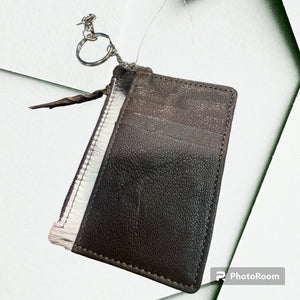 Cowhide Keychain Wallet