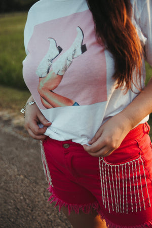 Glitter Cowgirl Tee