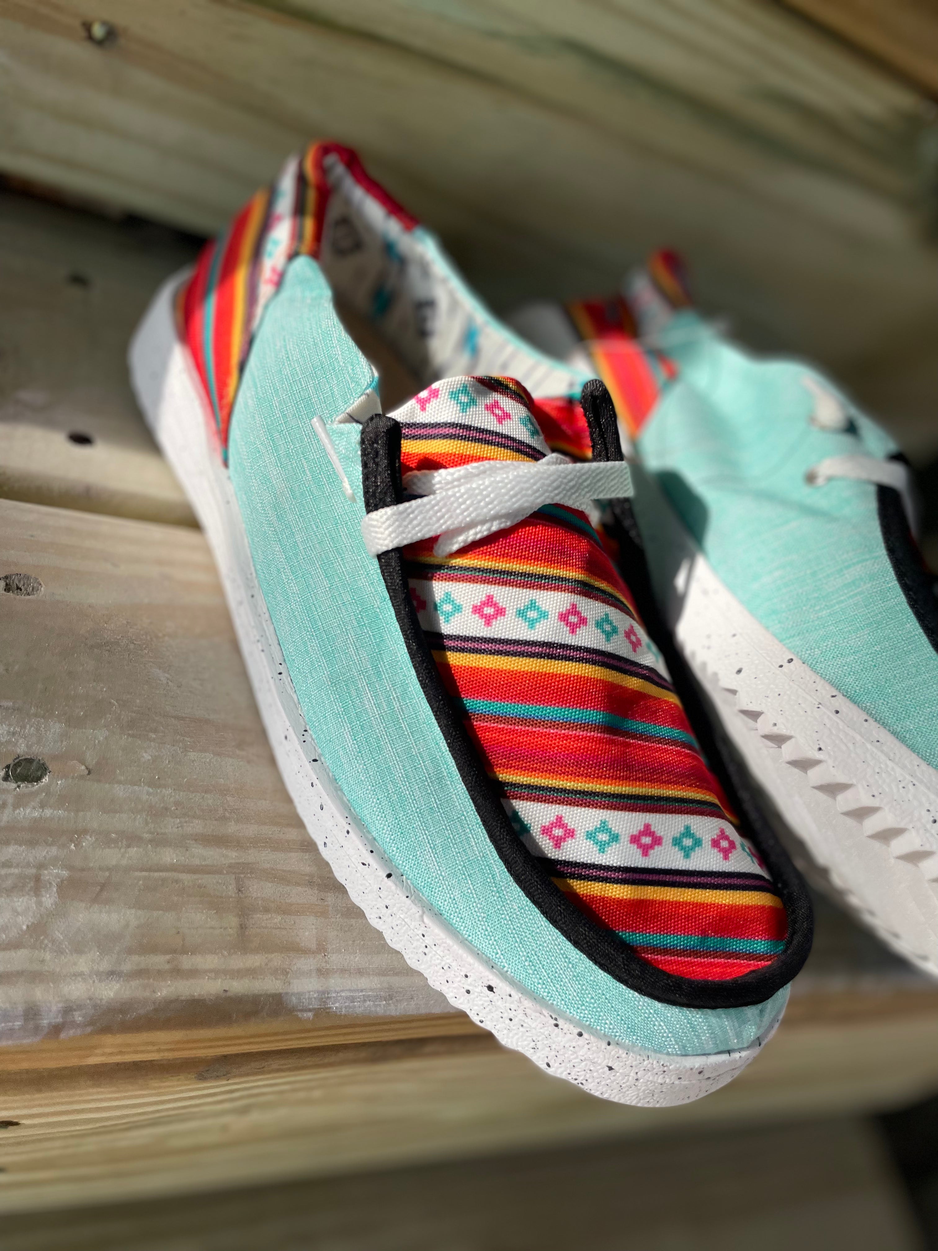 Sunset Serape Shoes