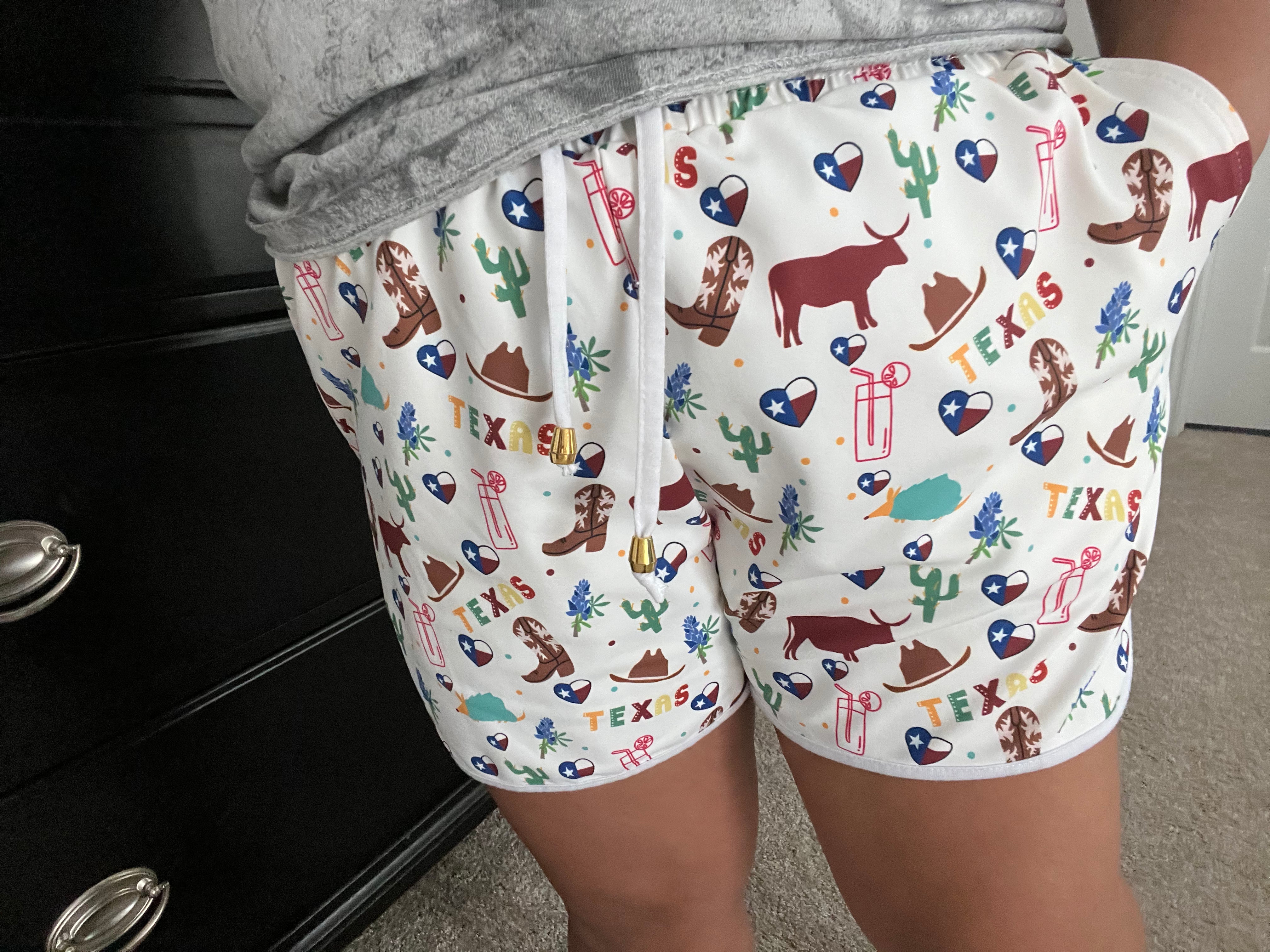 All Things Texas Drawstring Shorts