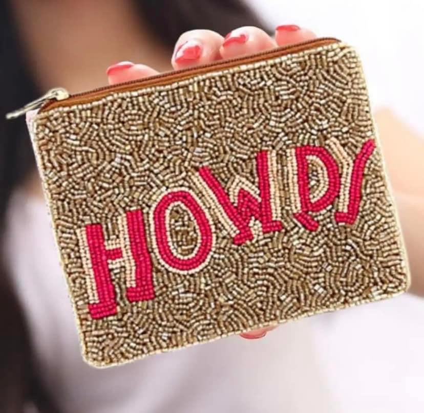 Howdy Beaded Bag