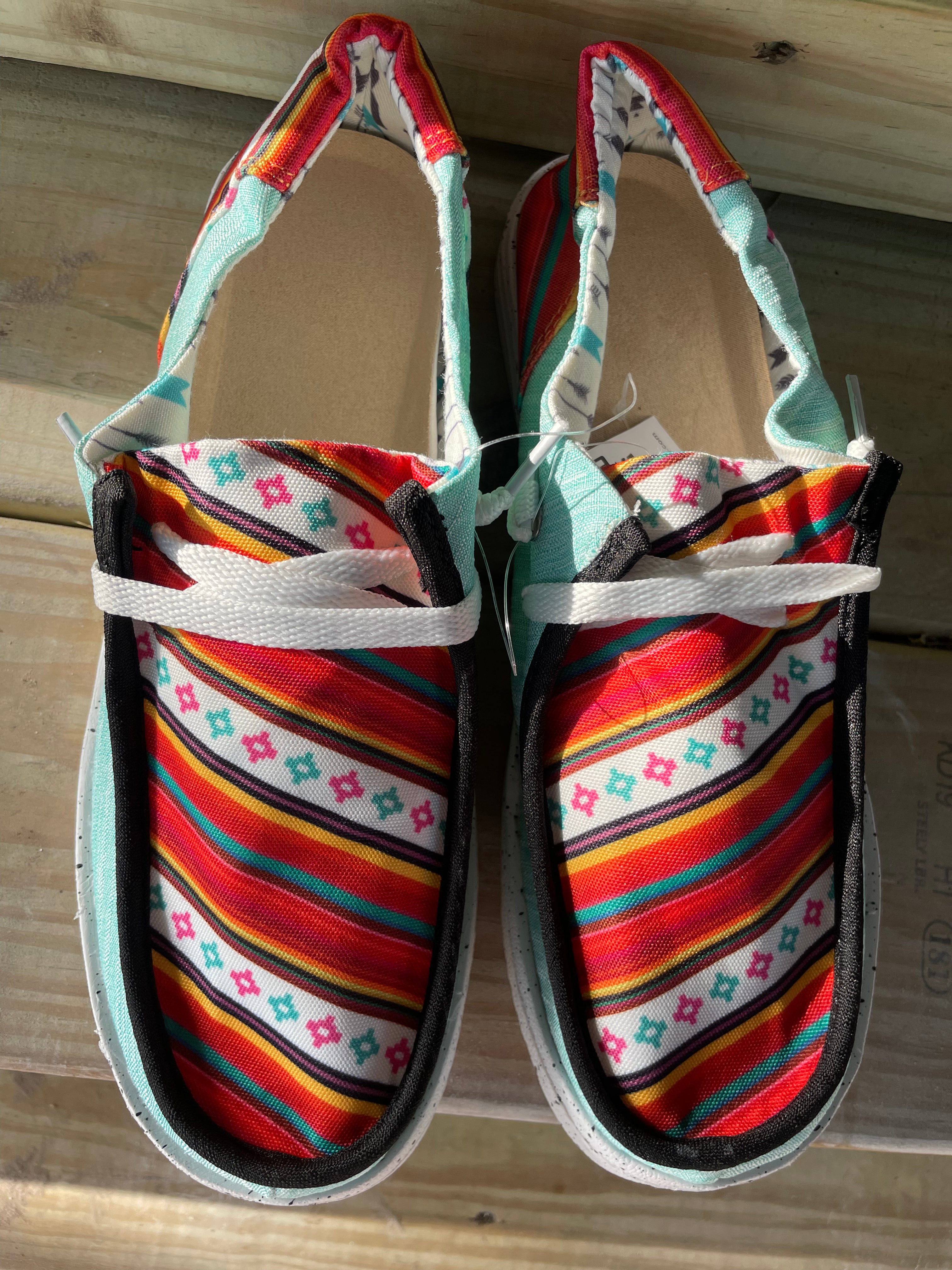 Sunset Serape Shoes