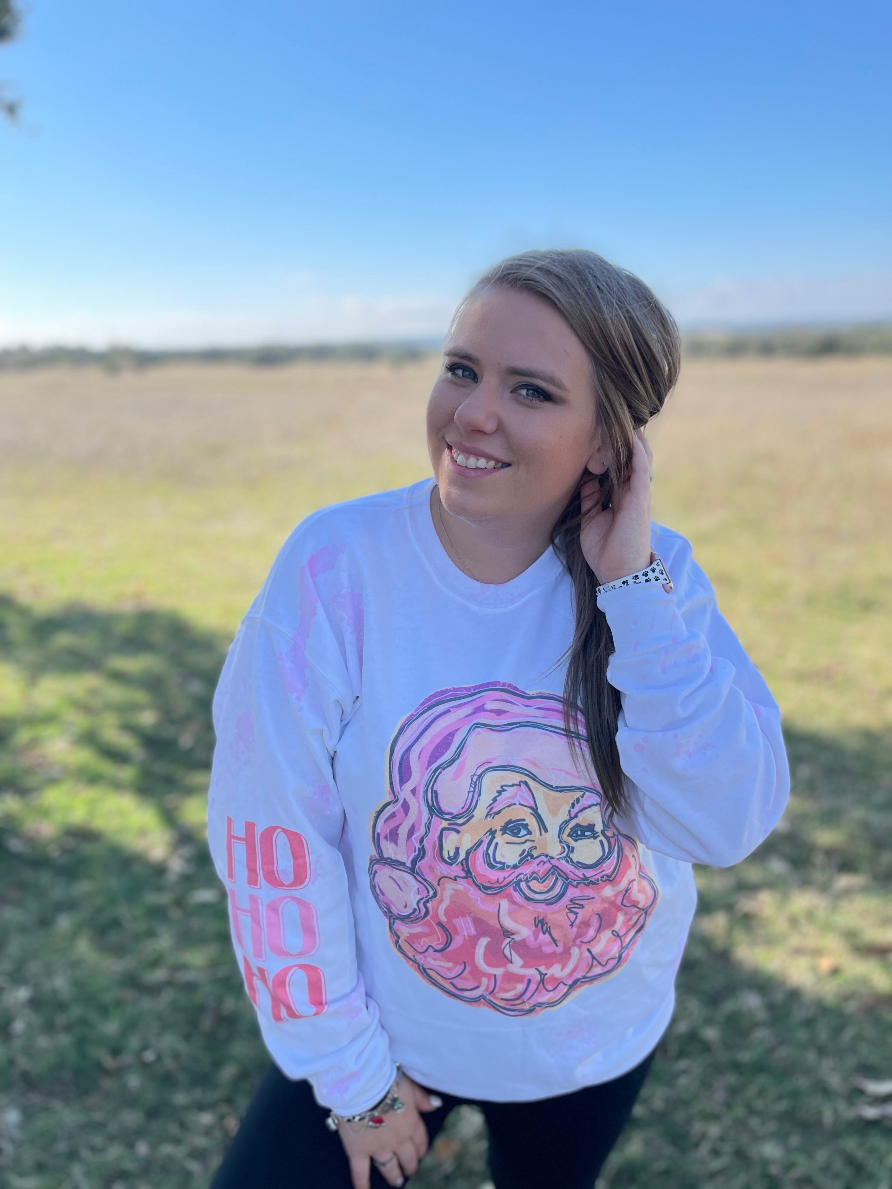 Neon Santa Sweatshirt