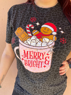 Merry & Bright Gingerbread Tee