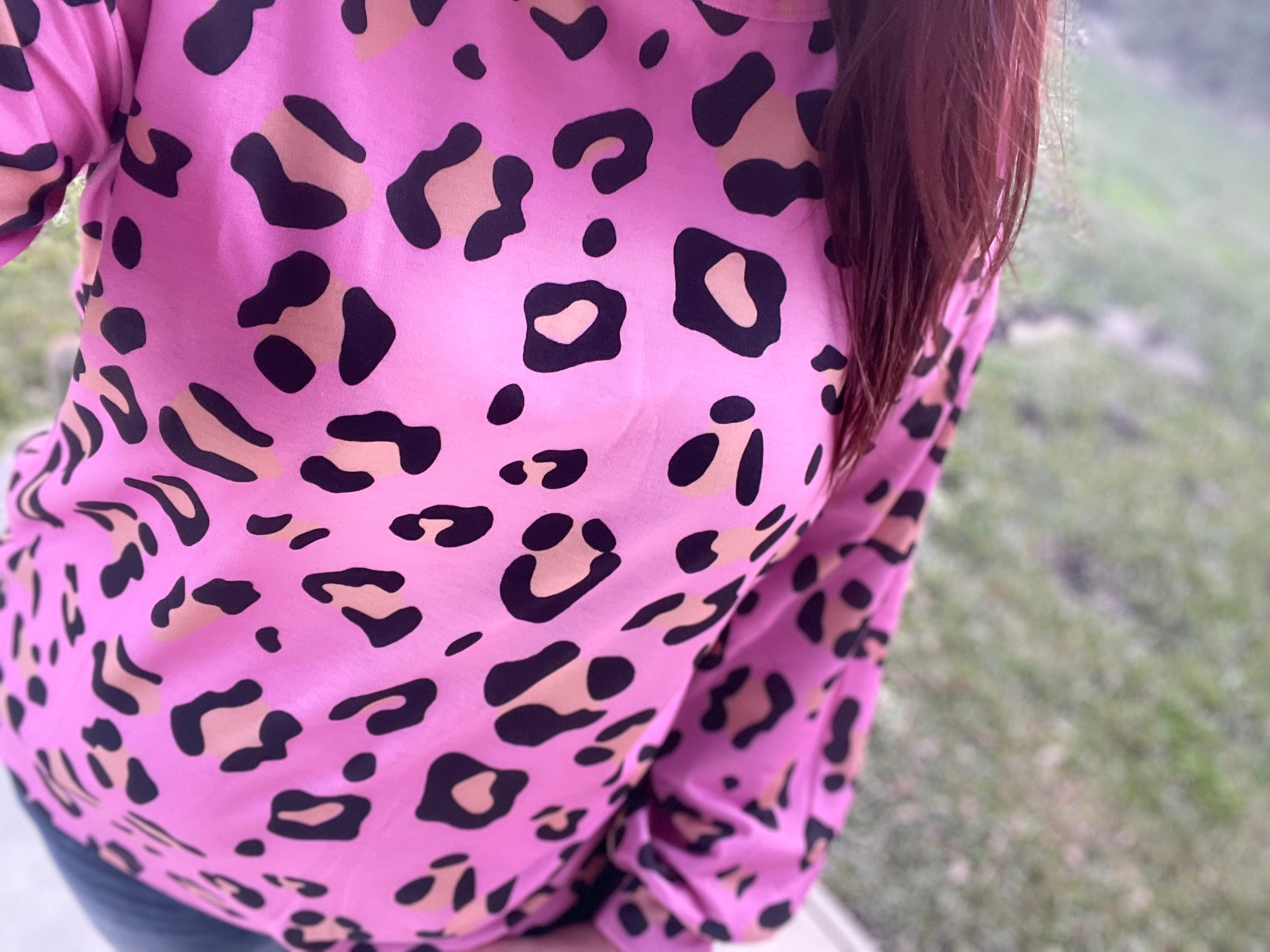 Brooke’s Pink Leopard Top