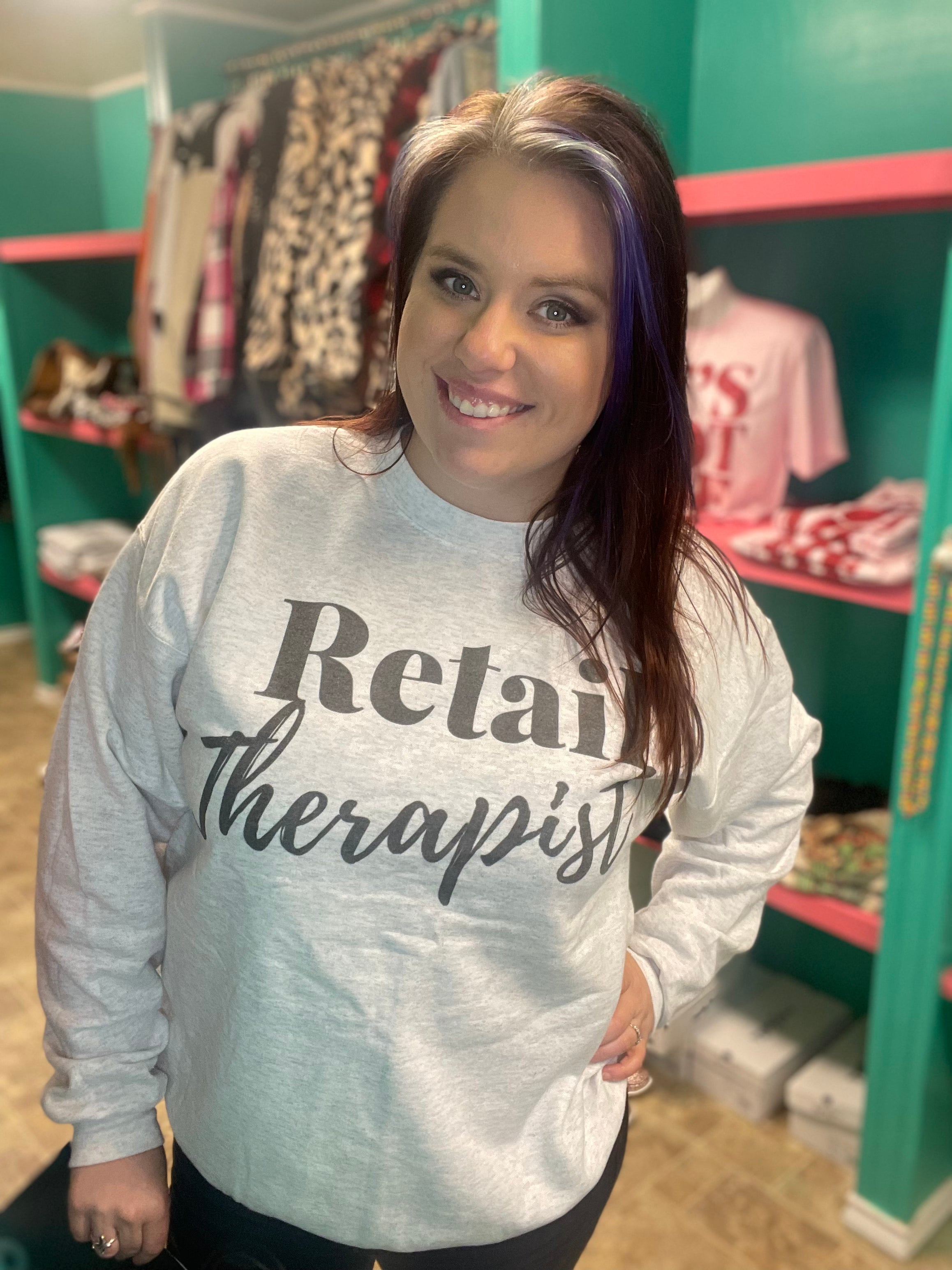 Retail Therapist Sweatshirt