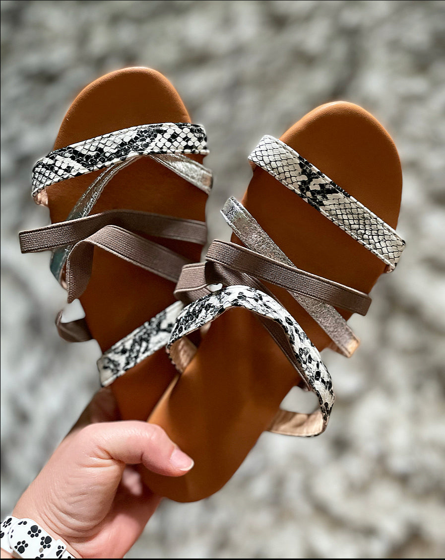 Snakeskin Sandals