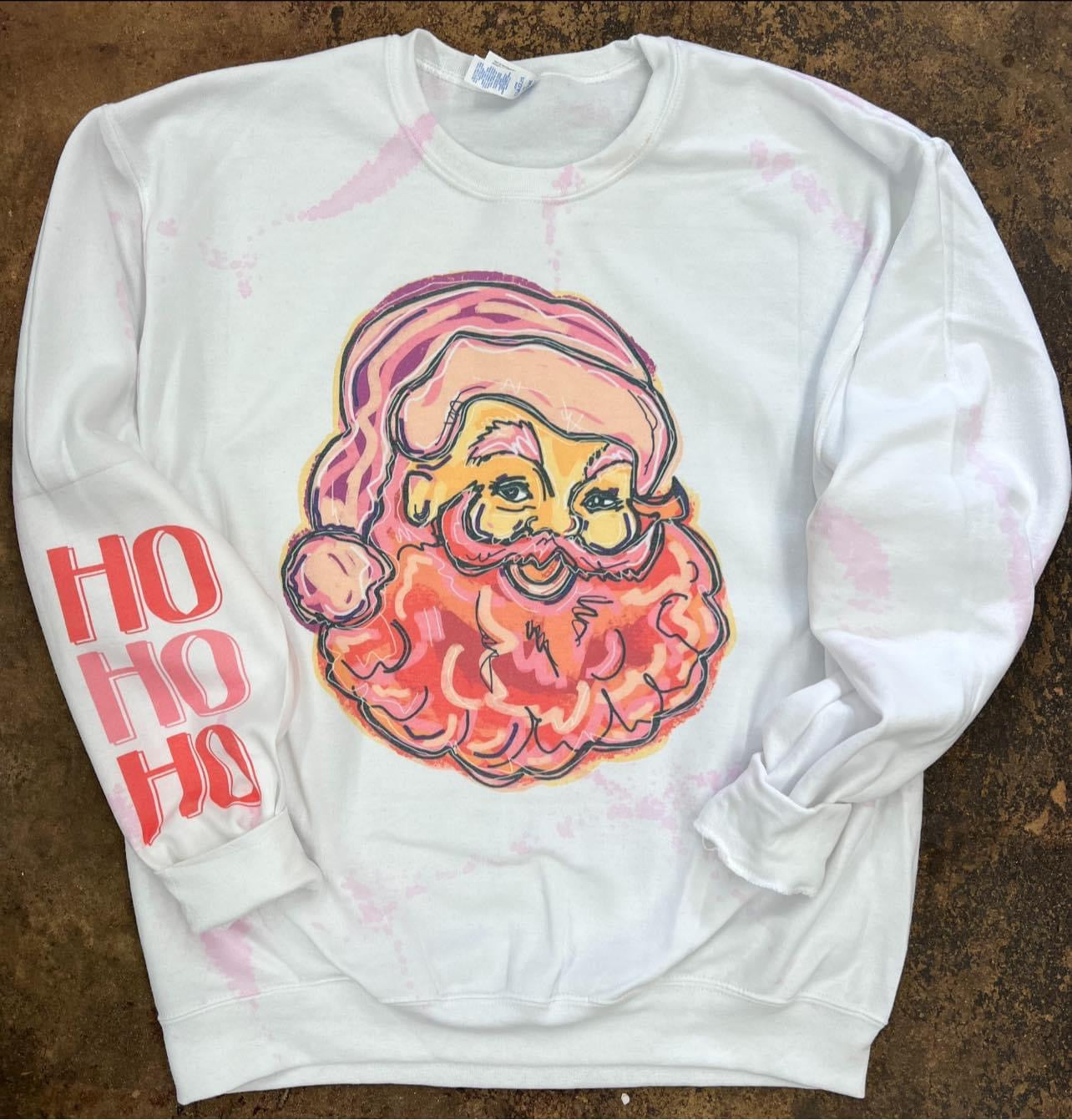 Neon Santa Sweatshirt