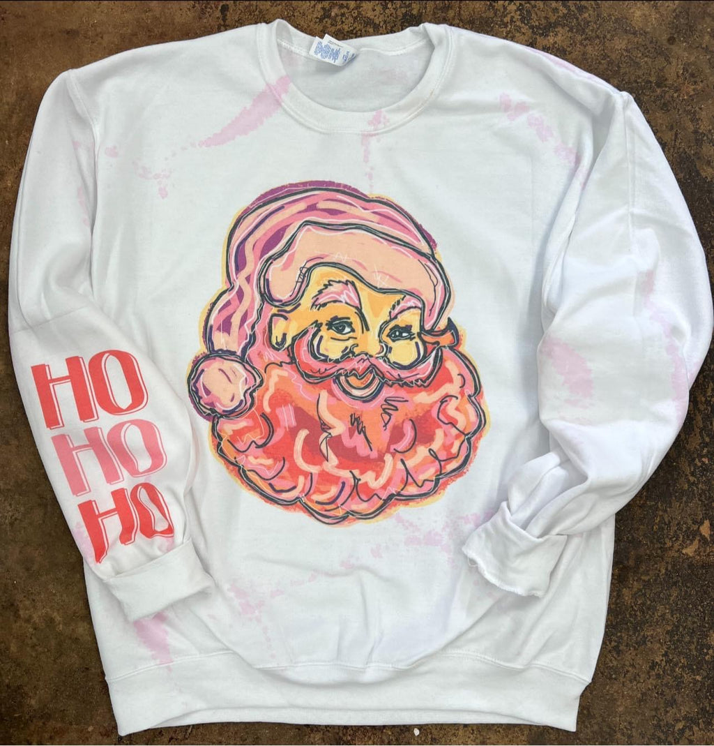 Neon Santa Sweatshirt