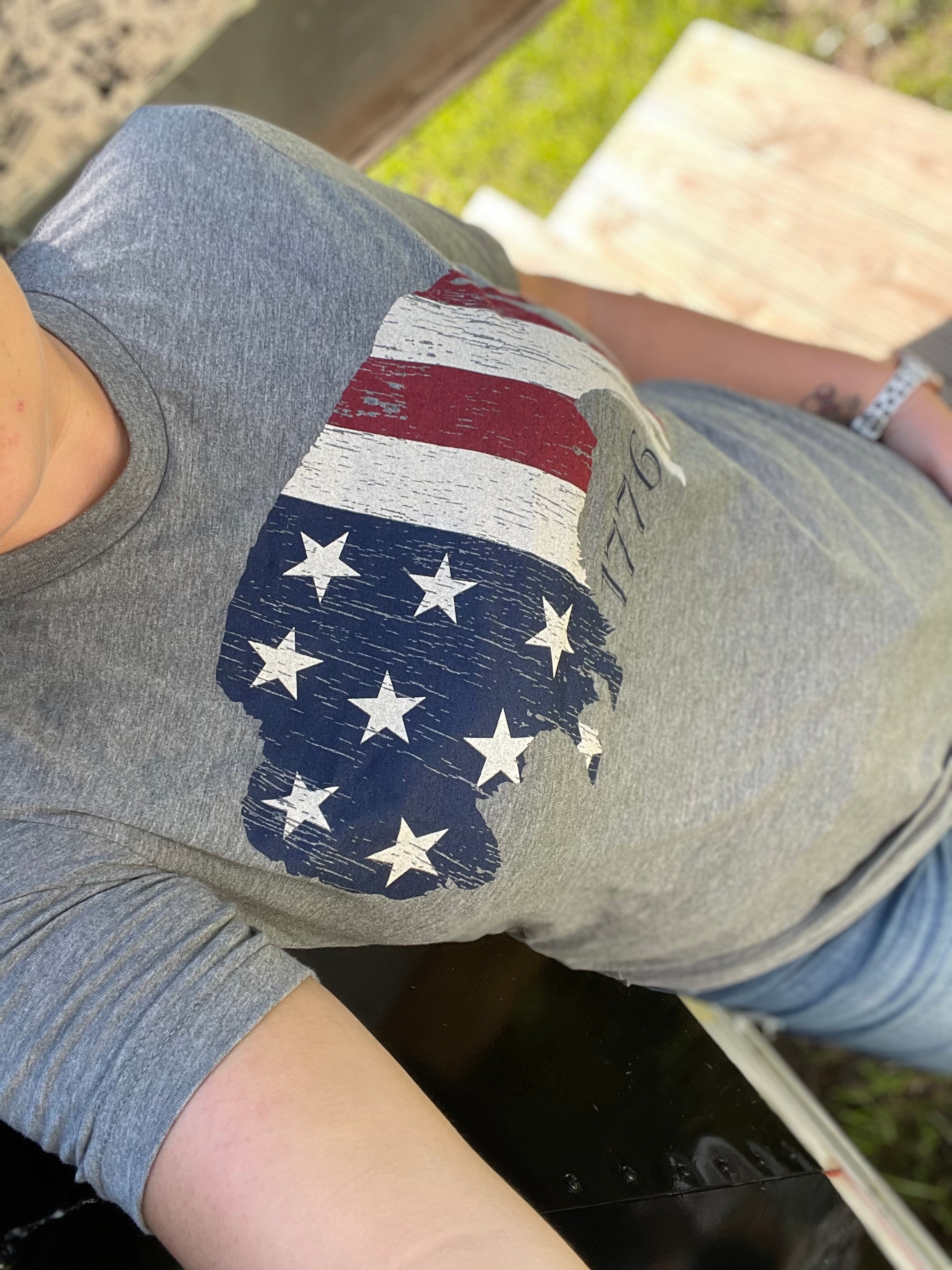 Patriotic Buffalo Tee