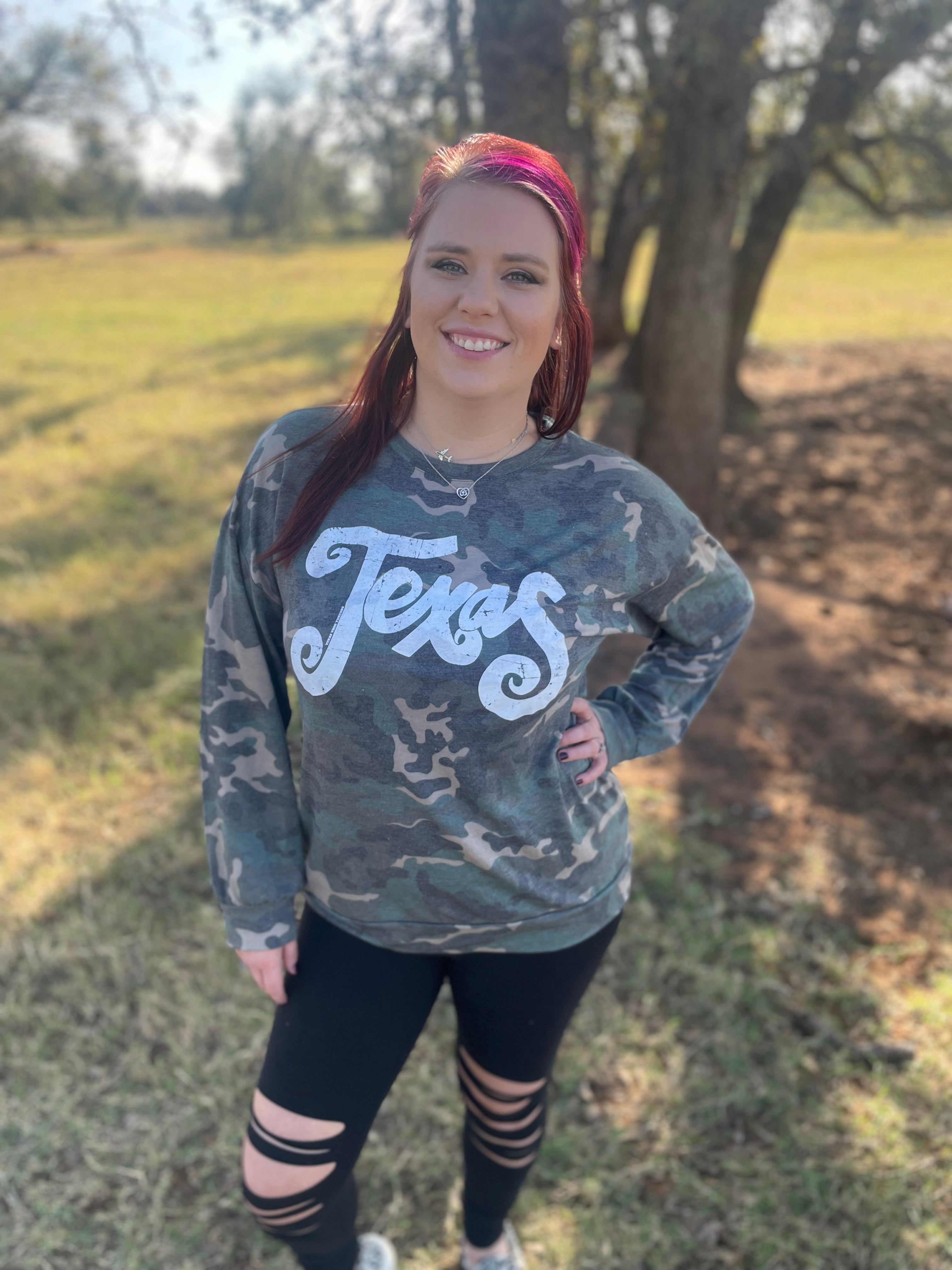 Texas Camo Top