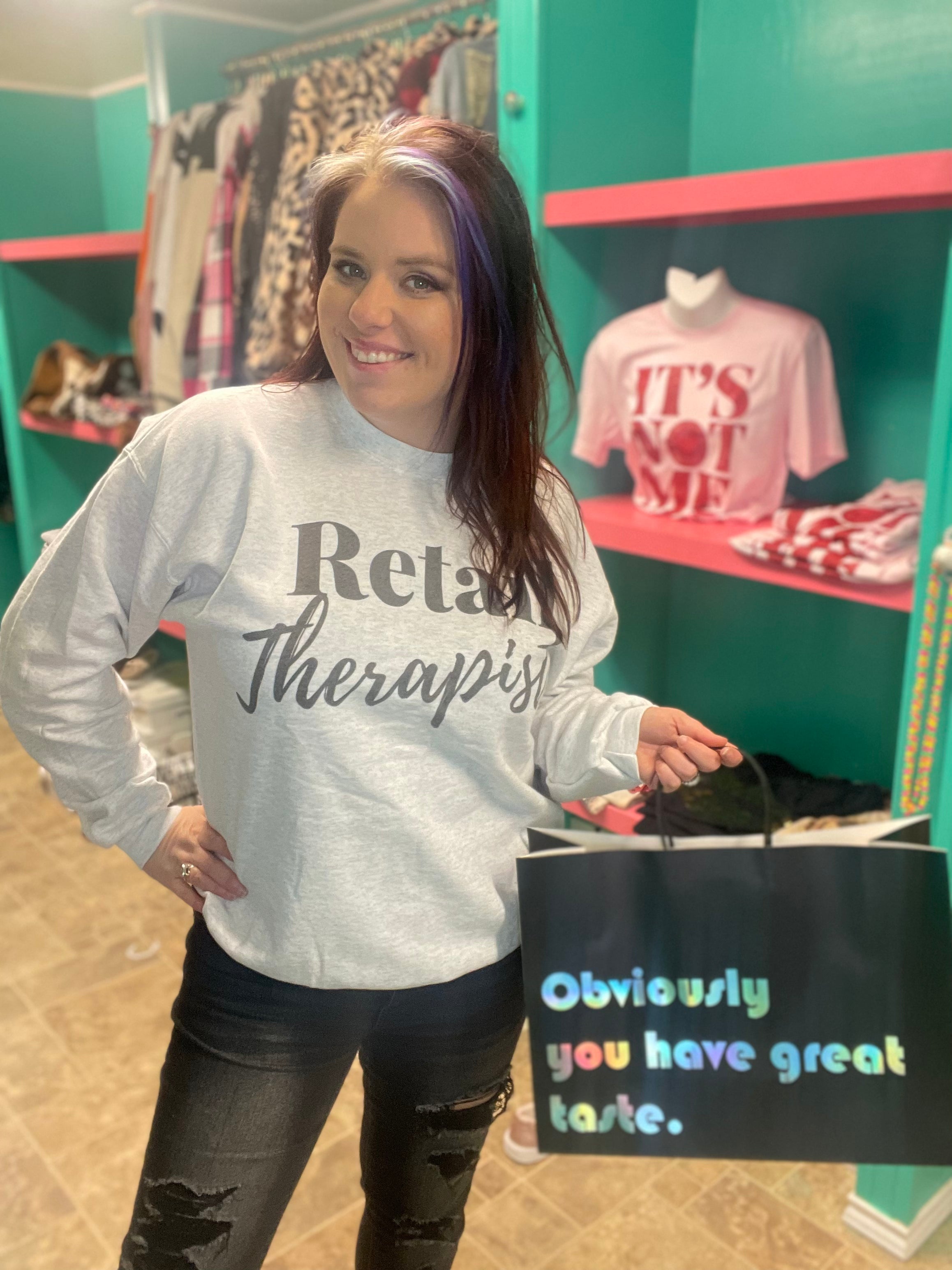 Retail Therapist Sweatshirt