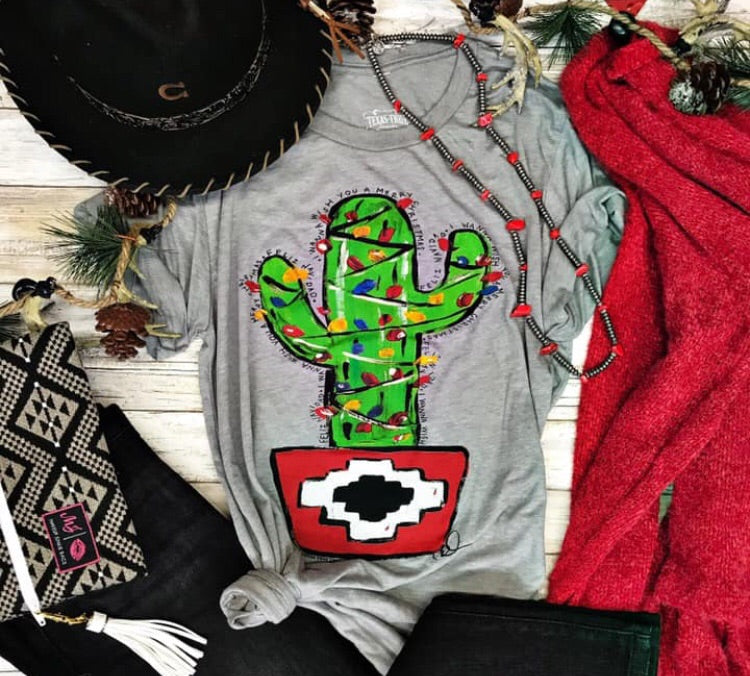 Cactus Christmas Shirt