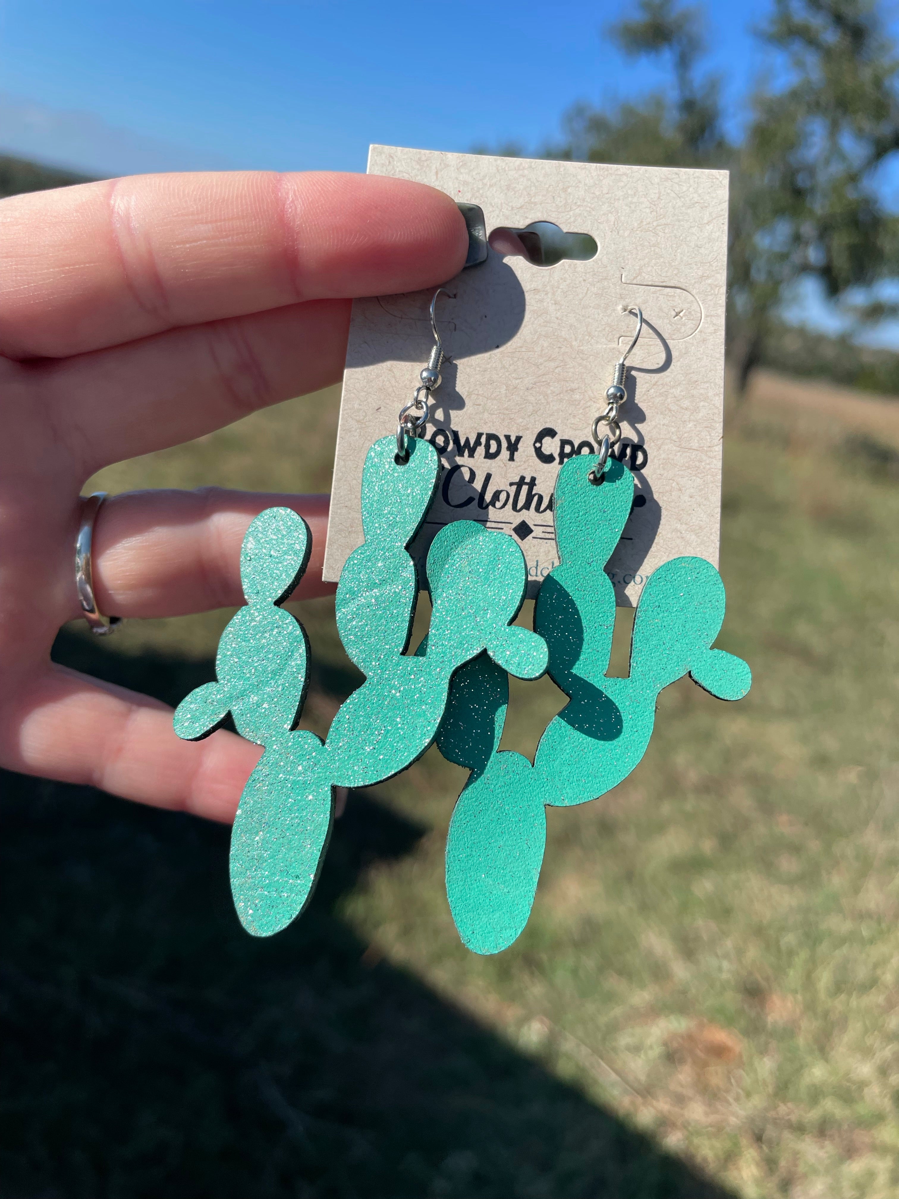 Go Hug A Cactus Earrings