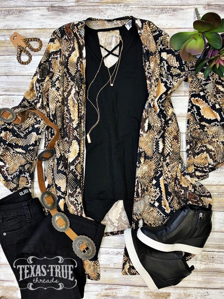 Copper Rattlesnake Kimono