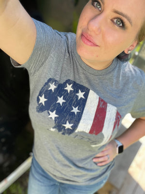 Patriotic Buffalo Tee