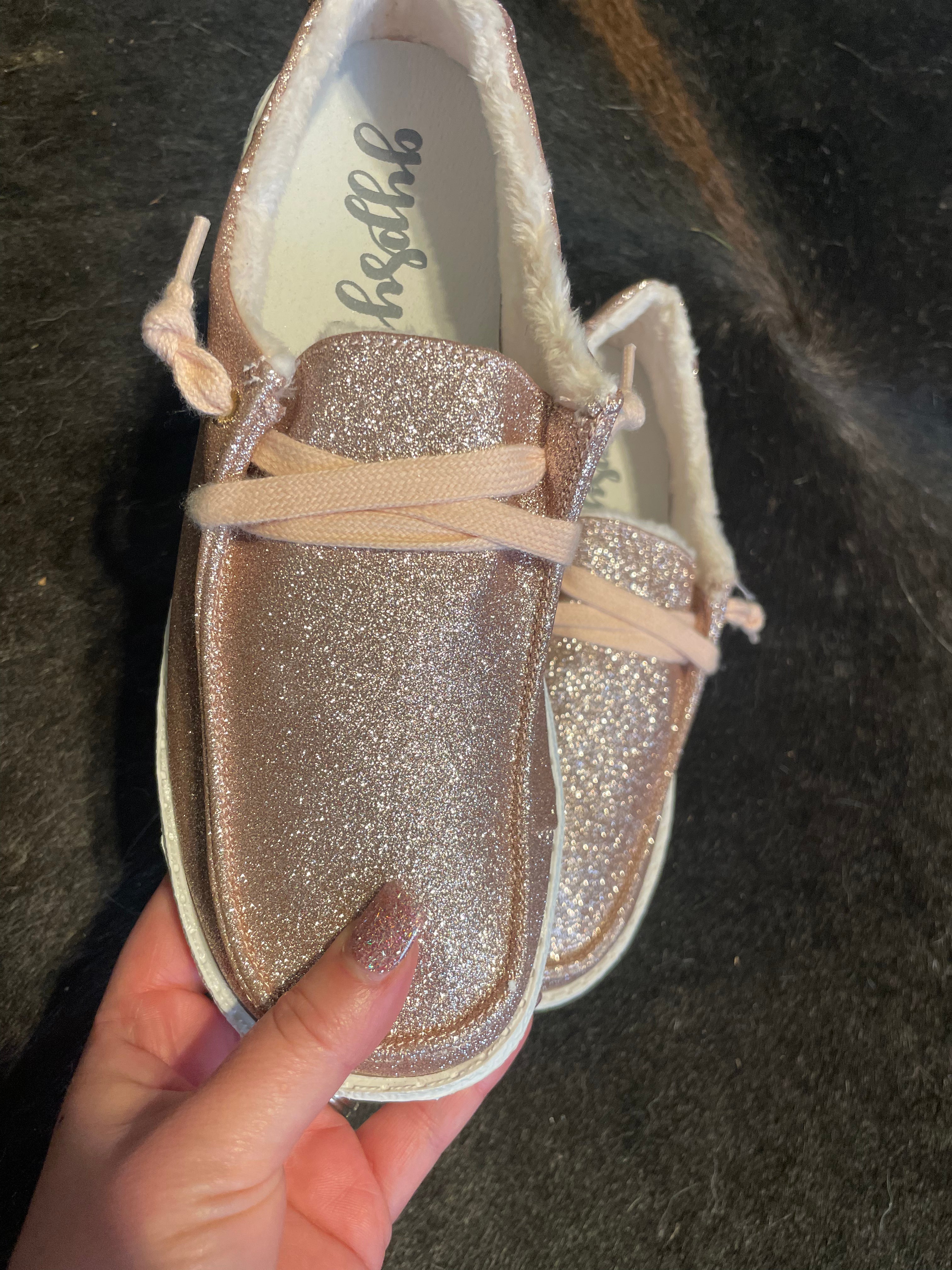 Desert Rose Glitter Shoes