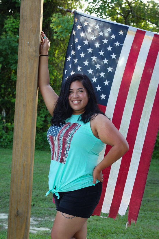 American Flag Tank